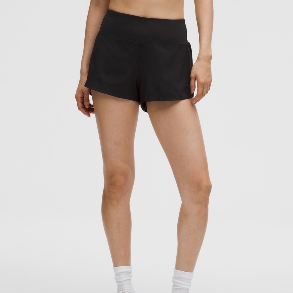 Lululemon speed up black shorts